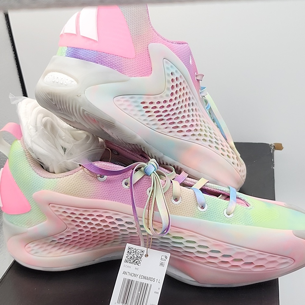 Adidas Anthony Edwards JR3915 NWT 9.5M - Picture 5 of 8